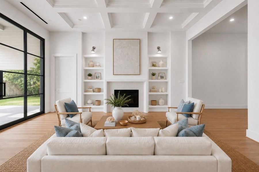 Furnished interior view inside a new home in , Houston (Image 13). Furnished interior view inside a new home in , Houston (Image 13).