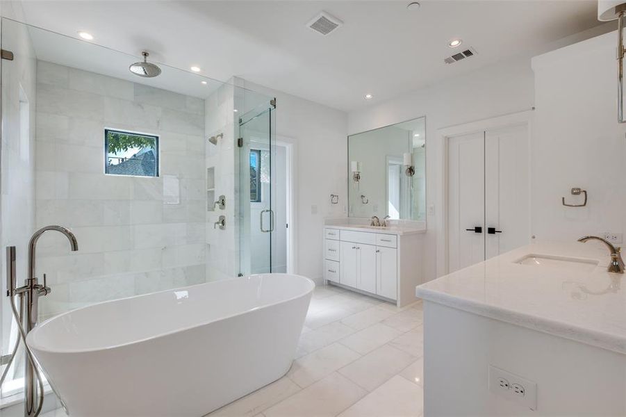 Primary Bath with Freestanding Tub Primary Bath with Freestanding Tub