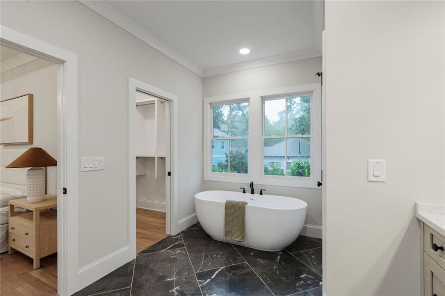 Furnished interior view inside a new home in , Atlanta (Image 7).