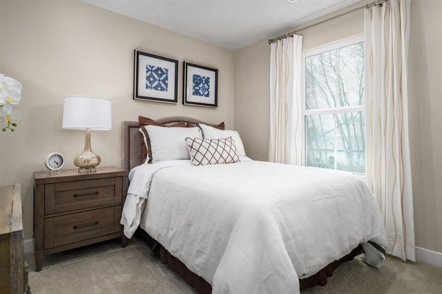 Representative furnished interior of a home built from the Allegheny by Ryan Homes in Friendship Meadows, Seneca (Image 18).