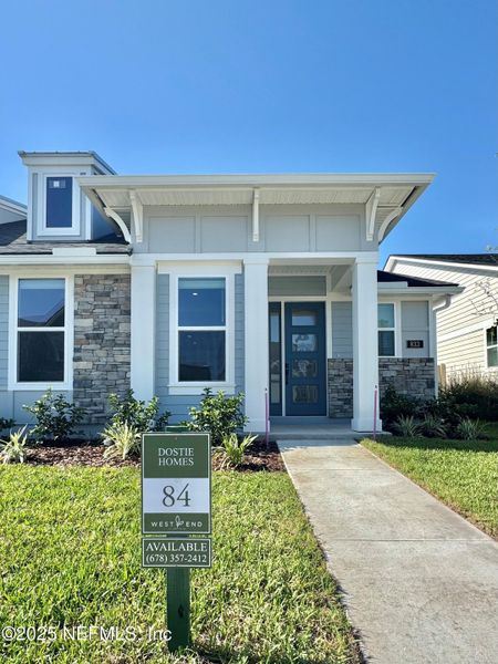 Front exterior of a new home in , Ponte Vedra, FL, highlighting curb appeal (Image 16).