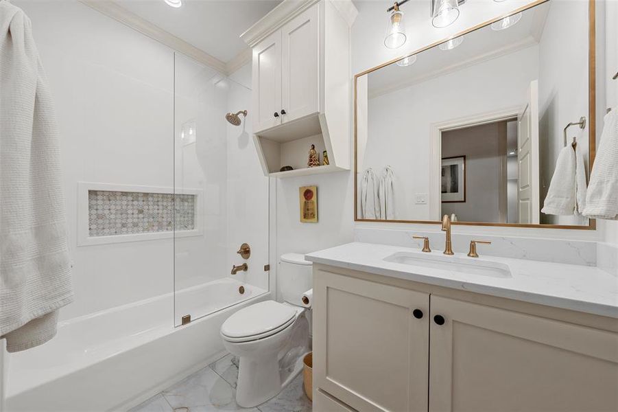Furnished interior view inside a new home in , Woodway (Image 19).