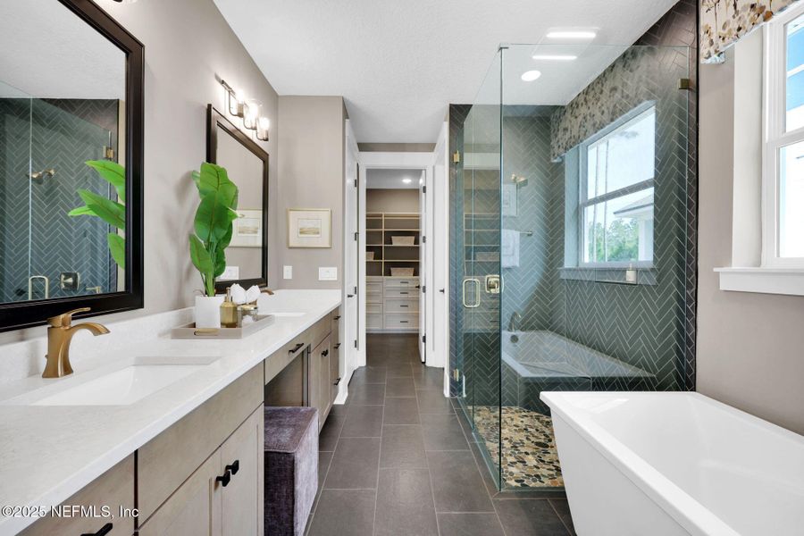 Furnished interior view inside a new home in , Ponte Vedra (Image 40). Furnished interior view inside a new home in , Ponte Vedra (Image 40).