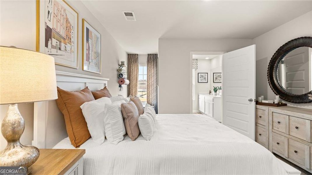 Furnished interior view inside a new home in Echo Glen, Stockbridge (Image 9).