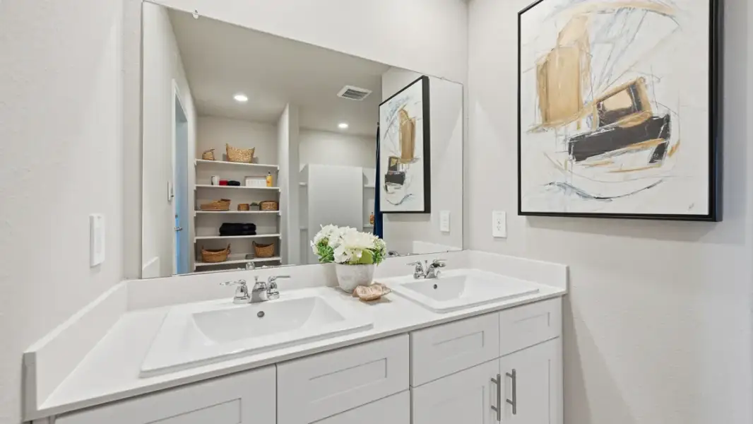 Furnished interior view inside a new home in Longhorn Estates, Fort Worth (Image 25).