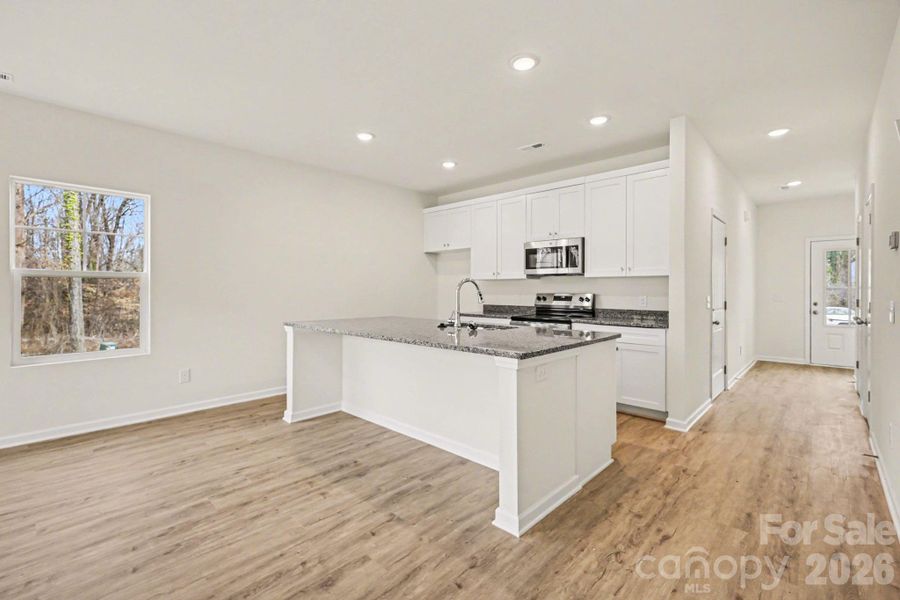 Furnished interior view inside a new home in , Statesville (Image 7).