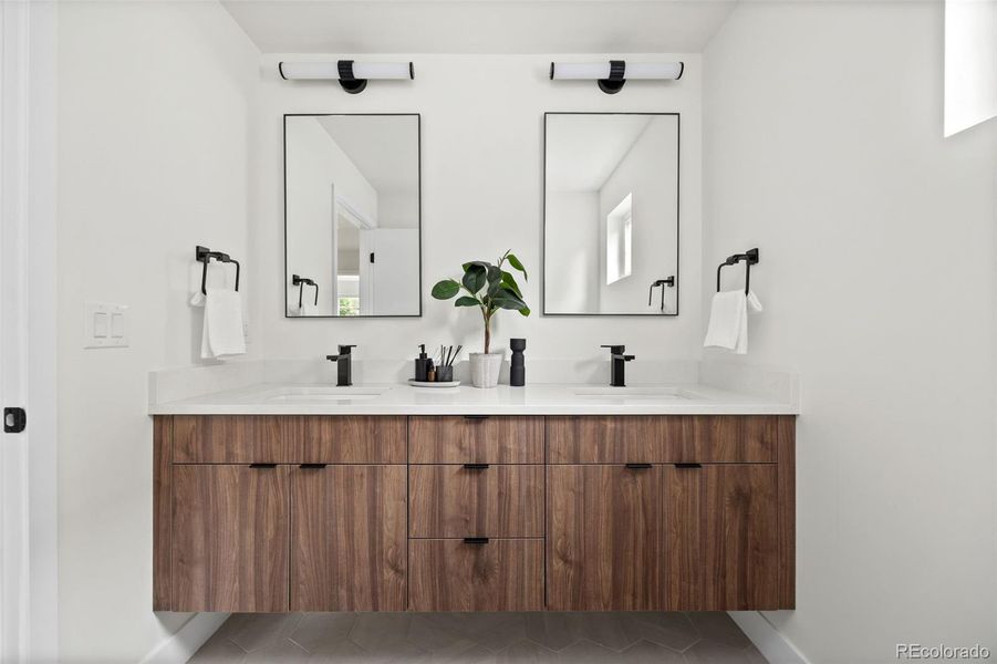 Furnished interior view inside a new home in , Denver (Image 8).