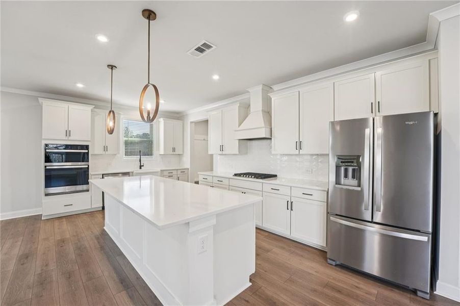 Furnished interior view inside a new home in Tiberon Woods, Cumming (Image 19). Furnished interior view inside a new home in Tiberon Woods, Cumming (Image 19).