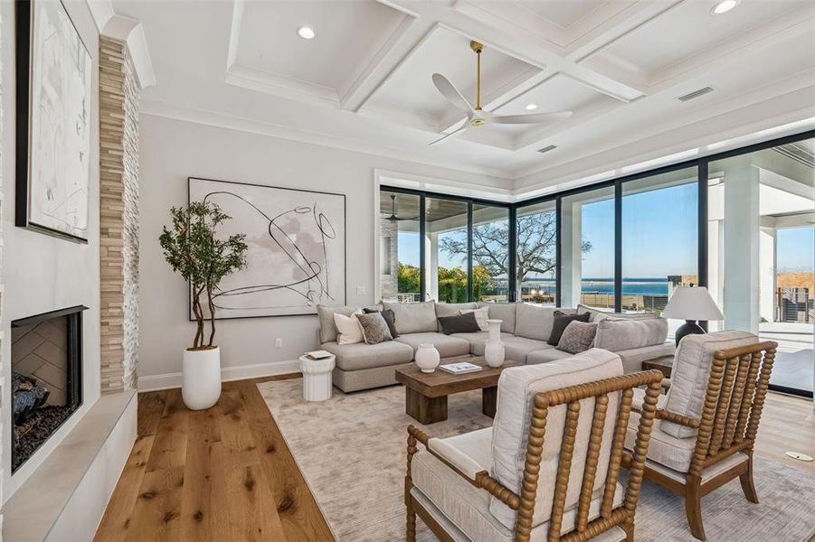 Furnished interior view inside a new home in , Tampa (Image 18).
