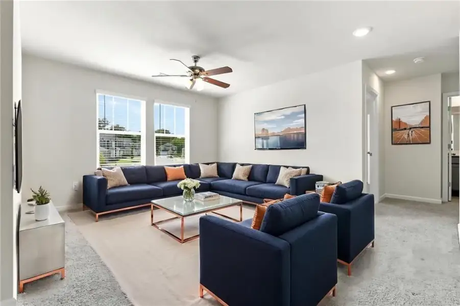 Furnished interior view inside a new home in Little River Falls, Woodstock (Image 13).