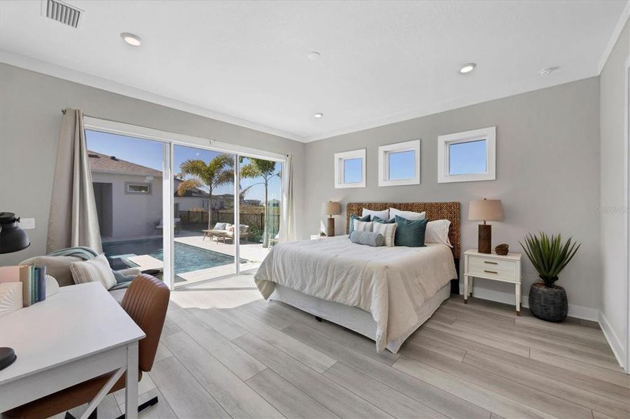 Furnished interior view inside a new home in , San Antonio (Image 6).
