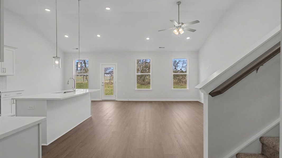 Furnished interior view inside a new home in Cottages of Bearwood, Mount Pleasant (Image 16).