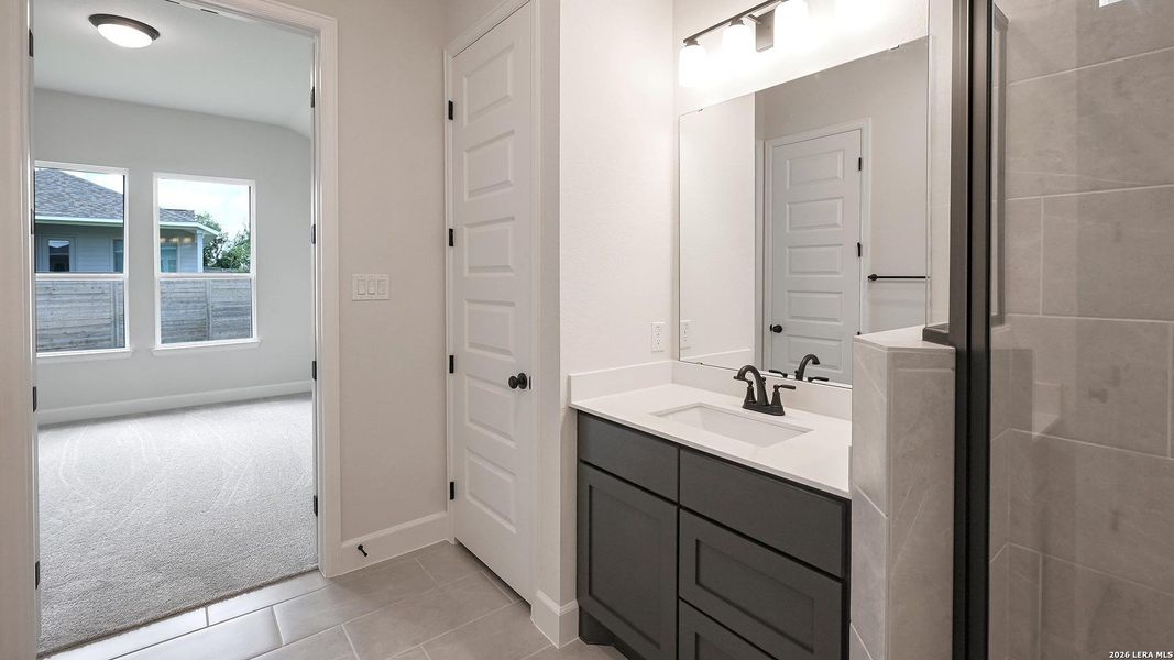 Furnished interior view inside a new home in Solms Landing, New Braunfels (Image 6).