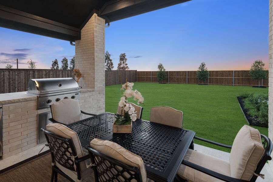 Representative exterior details of a home built from the Jackson by UnionMain Homes in Cambridge Crossing, Celina (Image 3).