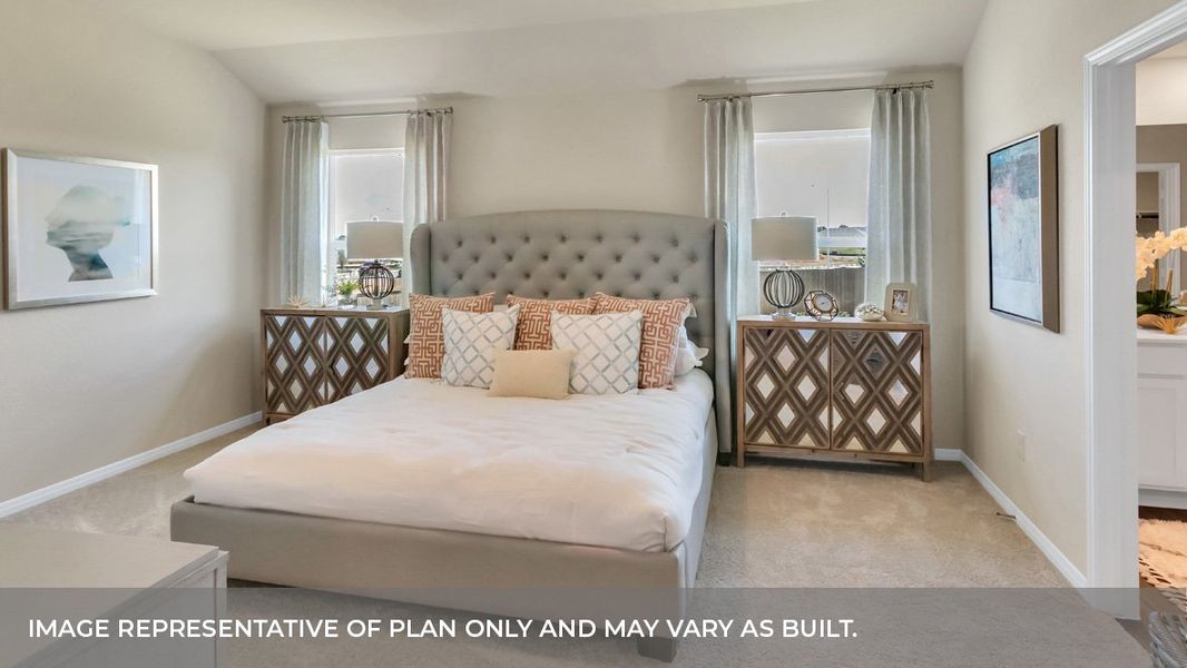 Furnished interior view inside a new home in Carillon, Manor (Image 21).