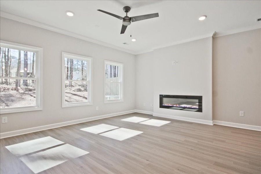 Spacious, unfurnished interior of a new home in River Walk Place, Lawrenceville (Image 25). Spacious, unfurnished interior of a new home in River Walk Place, Lawrenceville (Image 25).