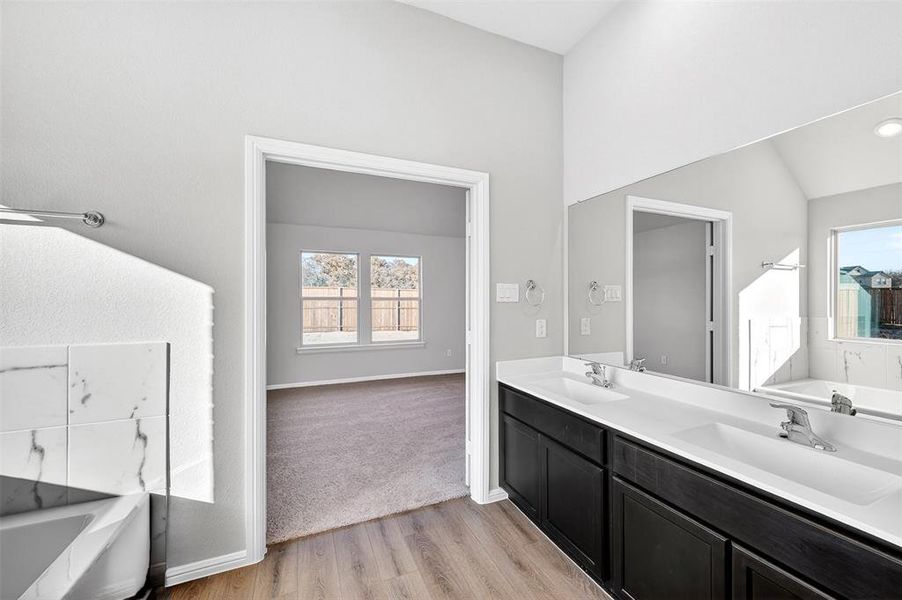 Furnished interior view inside a new home in Kings Way, Denton (Image 15).