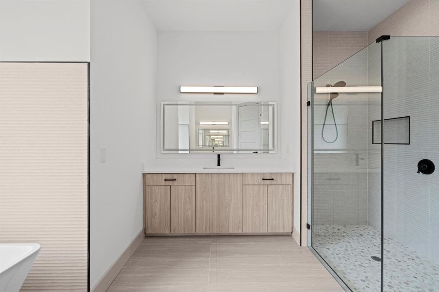 Furnished interior view inside a new home in , Port St. Lucie (Image 7).