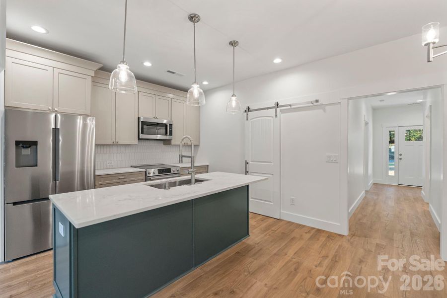 Furnished interior view inside a new home in , Hickory (Image 8).
