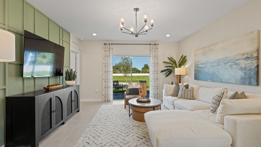 Furnished interior view inside a new home in Panther Creek, Jacksonville (Image 6).