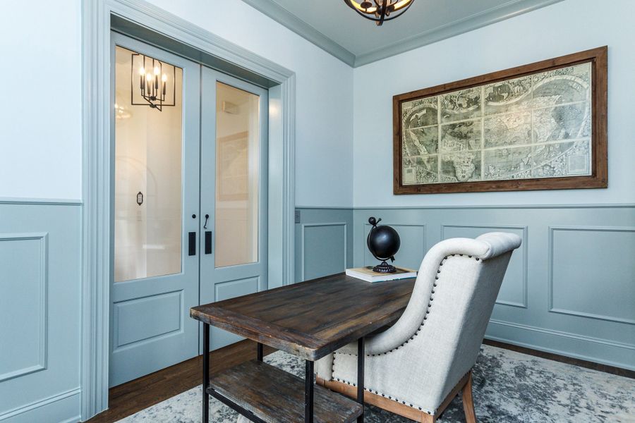 Representative furnished interior of a home built from the Brighton English Cottage by Homes by Dickerson in Cattail, Clayton (Image 7).