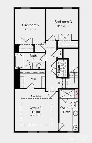 Structural options include: gourmet kitchen and ledge in owner's shower.