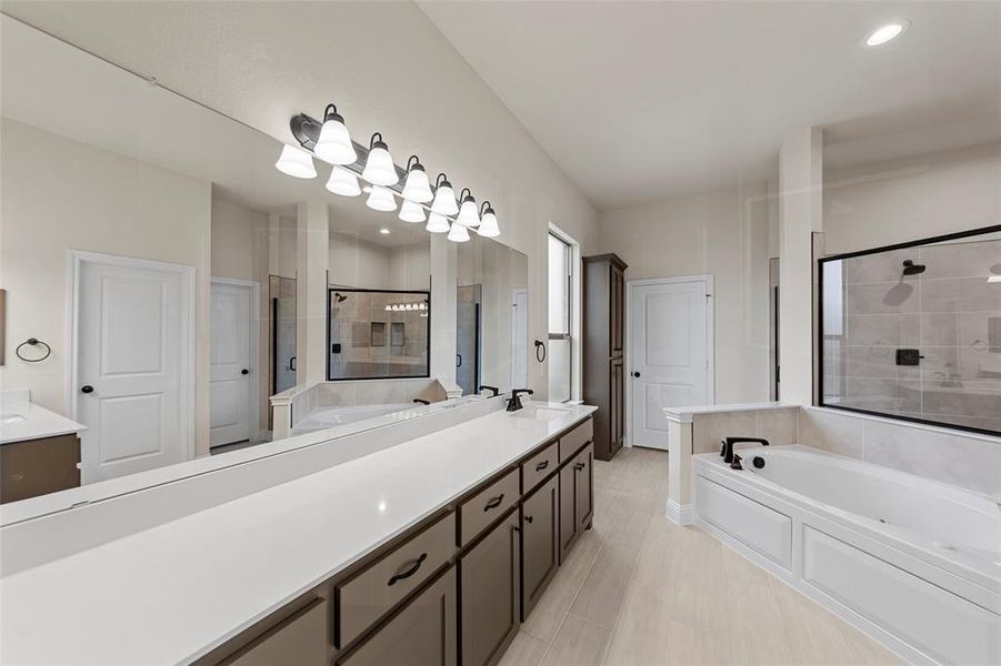 Furnished interior view inside a new home in , Terrell (Image 17).