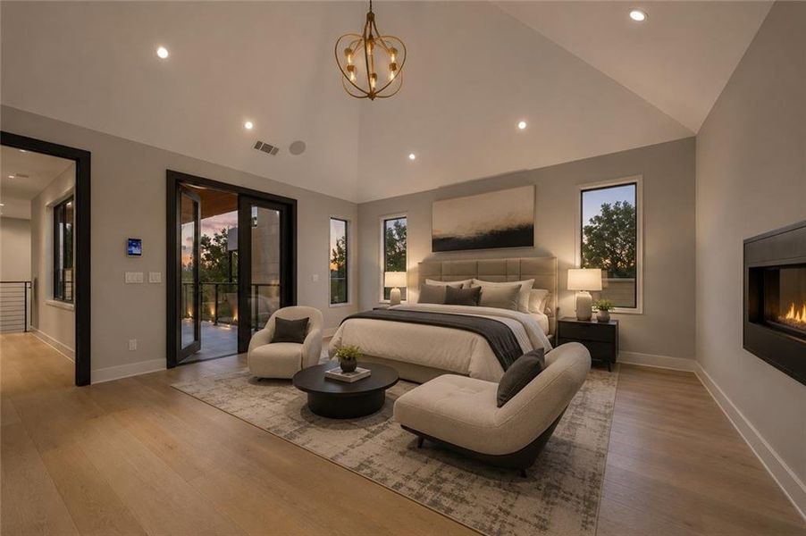 Furnished interior view inside a new home in , Atlanta (Image 8).