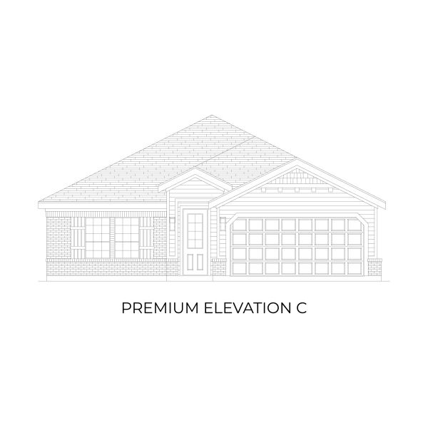 Representative rendering of the exterior for the Madison Select 2F by First Texas Homes (Image 6).