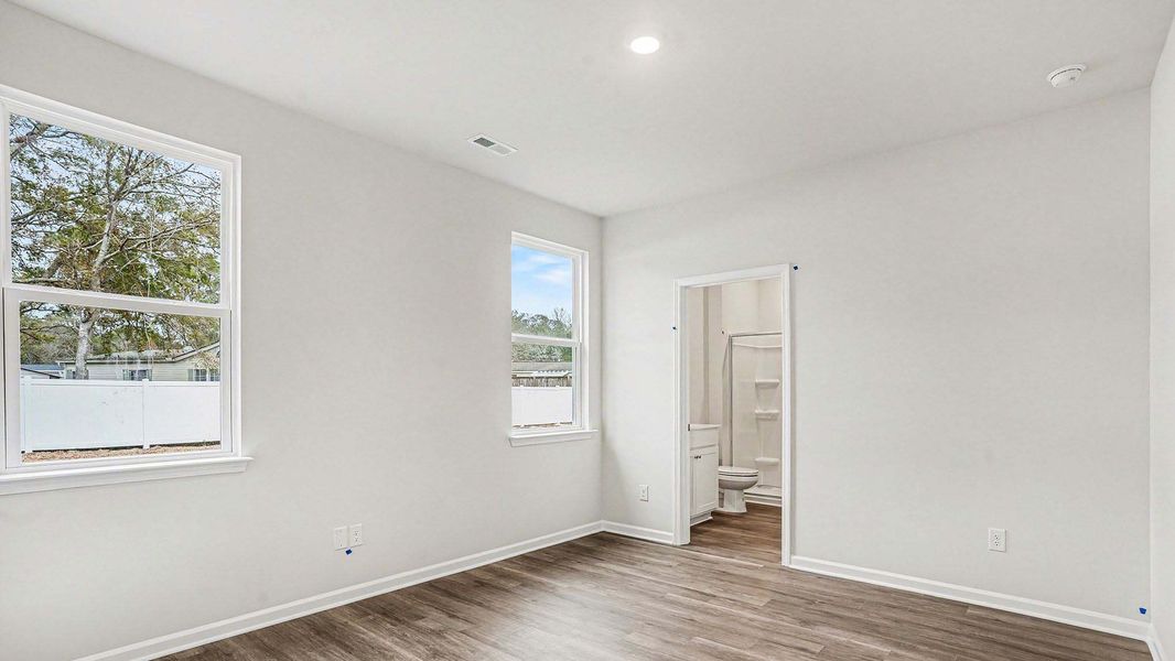 Representative unfurnished interior of a home built from the Downing by D.R. Horton in Summerville, Darlington (Image 6). Representative unfurnished interior of a home built from the Downing by D.R. Horton in Summerville, Darlington (Image 6).