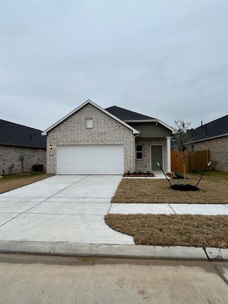 Home under construction. Sample photo used for illustrative purposes only, elevation, upgrades, selection, brick, siding and colors will vary.