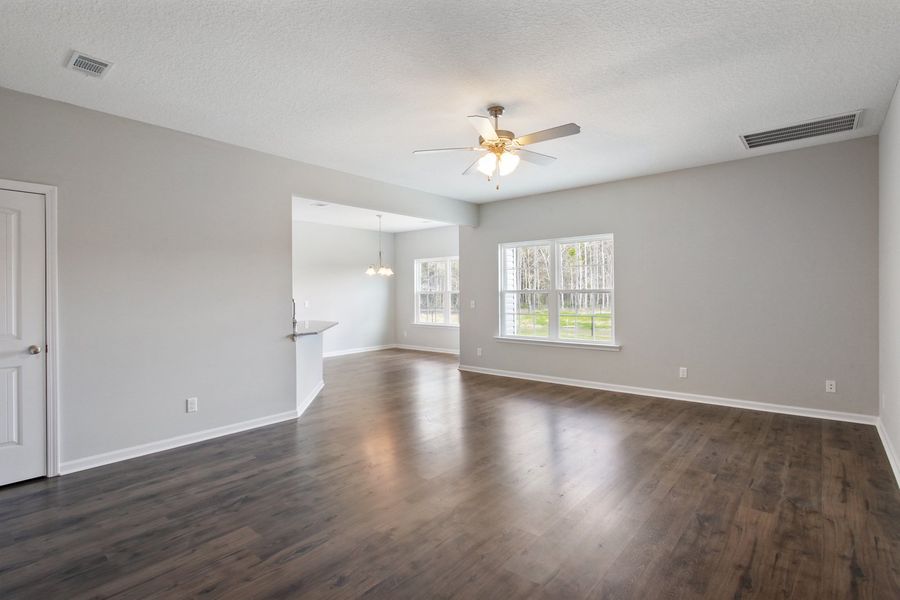 Representative unfurnished interior of a home built from the The Marne With Bonus by RTS Homes in Grand Reserve, Hinesville (Image 15).