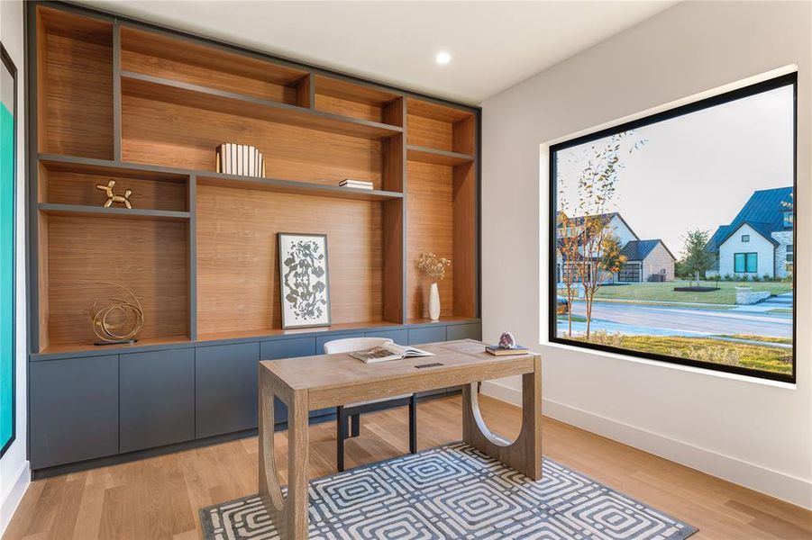 Furnished interior view inside a new home in , Heath (Image 13).