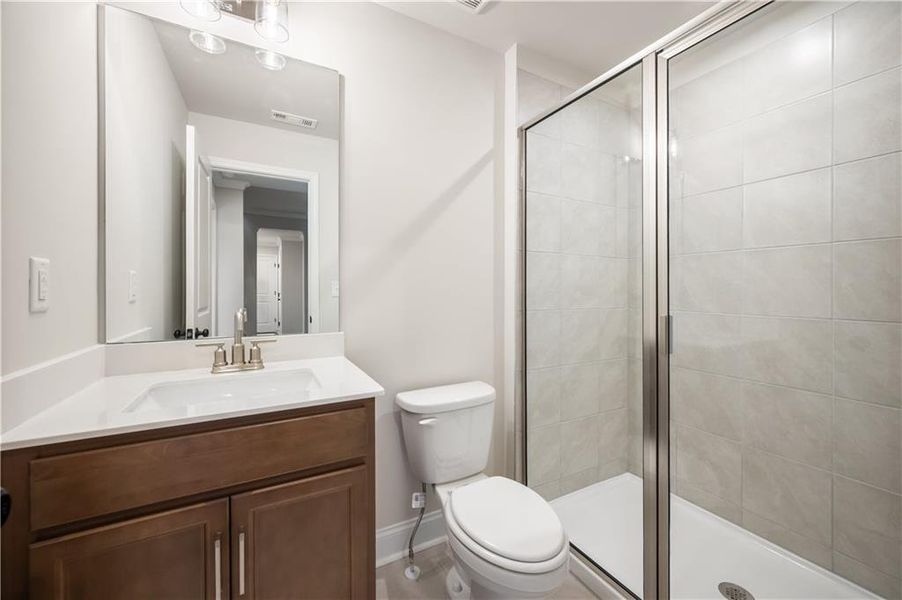 Furnished interior view inside a new home in Cambridge at Steels Bridge: Steels Bridge, Canton (Image 9). Furnished interior view inside a new home in Cambridge at Steels Bridge: Steels Bridge, Canton (Image 9).