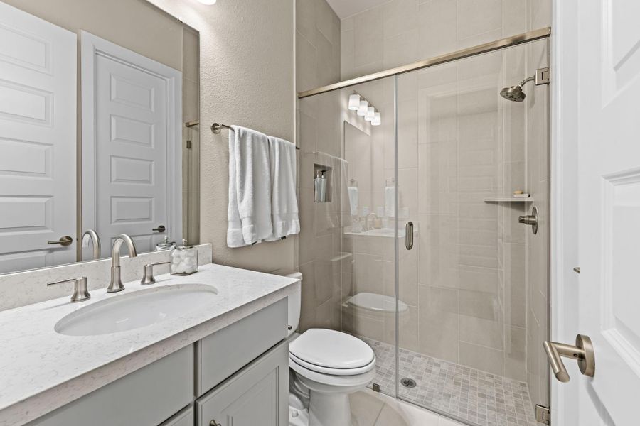 Furnished interior view inside a new home in , Fulshear (Image 27).