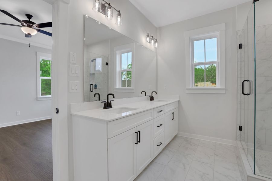 Furnished interior view inside a new home in The Groves at Myrtle, Roswell (Image 9).