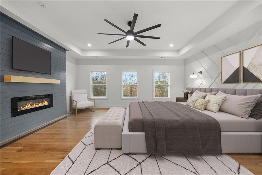 Furnished interior view inside a new home in , Hoschton (Image 14).