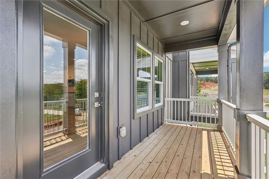 Exterior details and patio area of a home in , Cumming (Image 33).