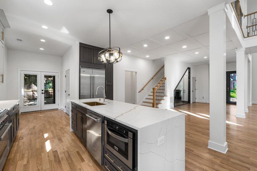 Furnished interior view inside a new home in , Atlanta (Image 5).