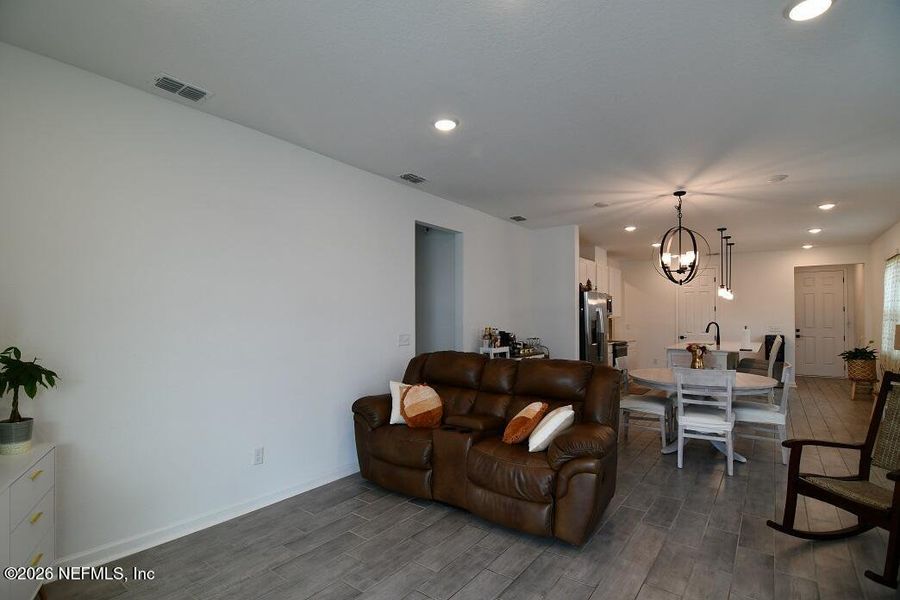 Furnished interior view inside a new home in Forest Crest, Jacksonville (Image 33).