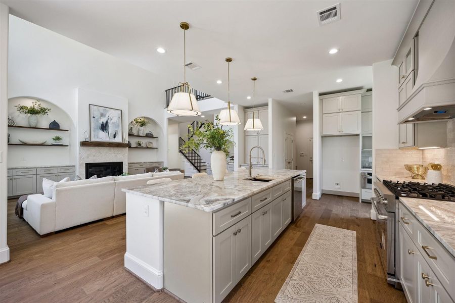 Furnished interior view inside a new home in , Houston (Image 6).