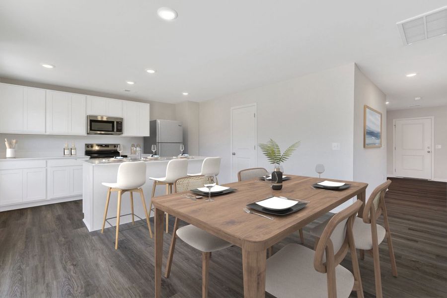 Kitchen and Dining Area