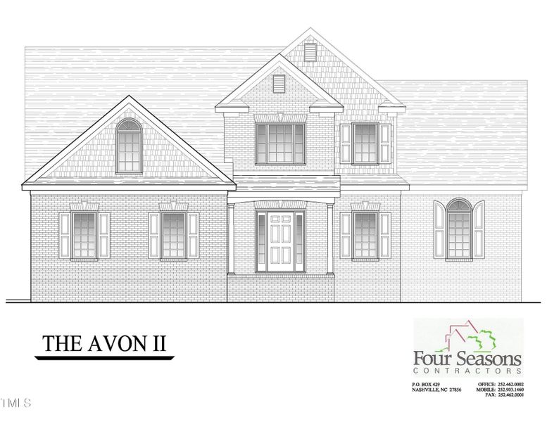 Avon II Front Elevation