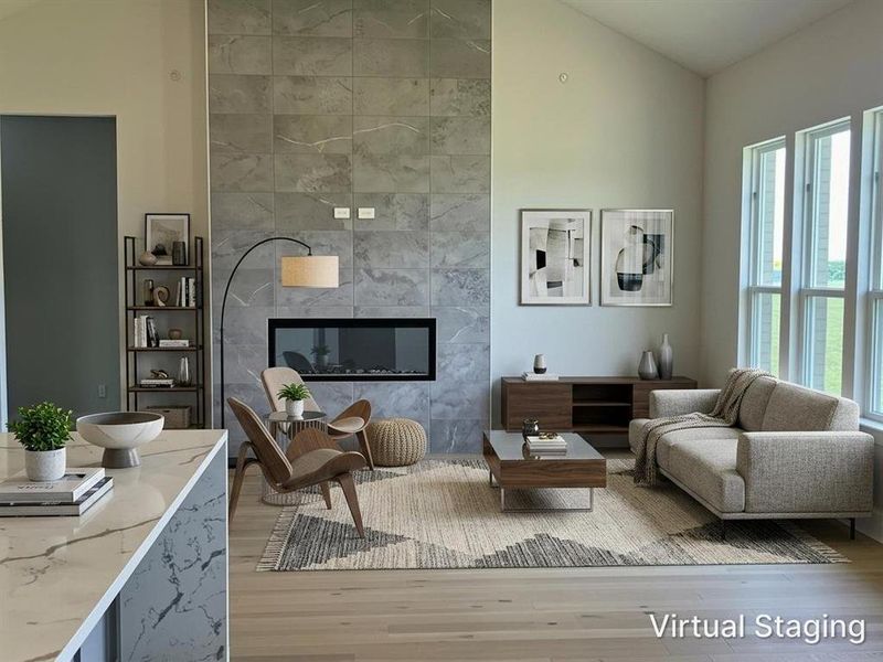 Virtual staging