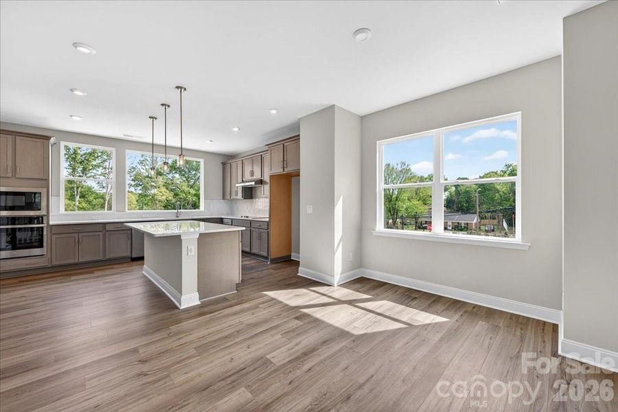 Light filled dining space