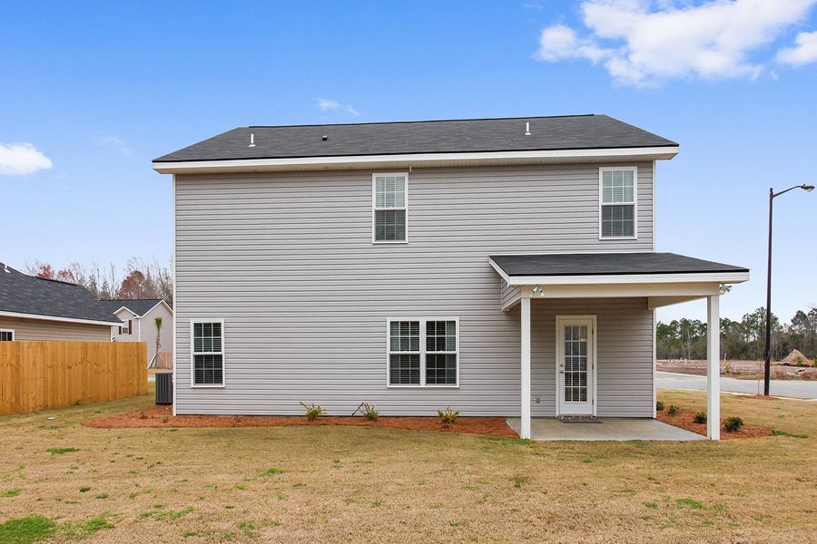 Representative exterior photo of a completed home built from the The Catherine by RTS Homes in The Village at Sassafras, Allenhurst, GA (Image 25).