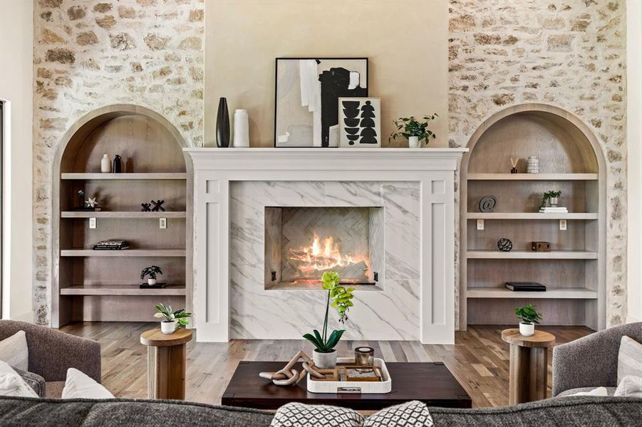 Furnished interior view inside a new home in , Weatherford (Image 10).