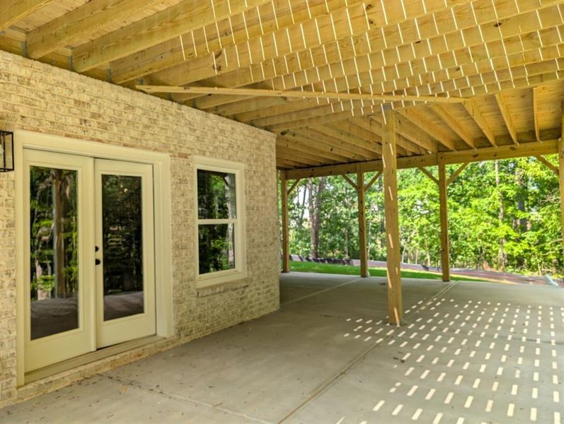 In-progress construction of a new home in Arden on Lanier, Cumming, GA (Image 28).
