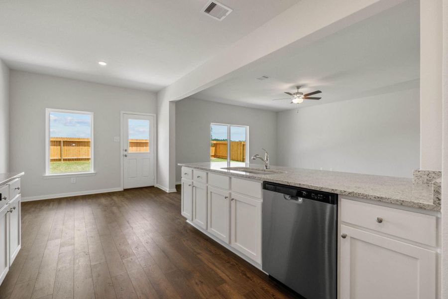 Furnished interior view inside a new home in Pinewood Trails, Cleveland (Image 8).