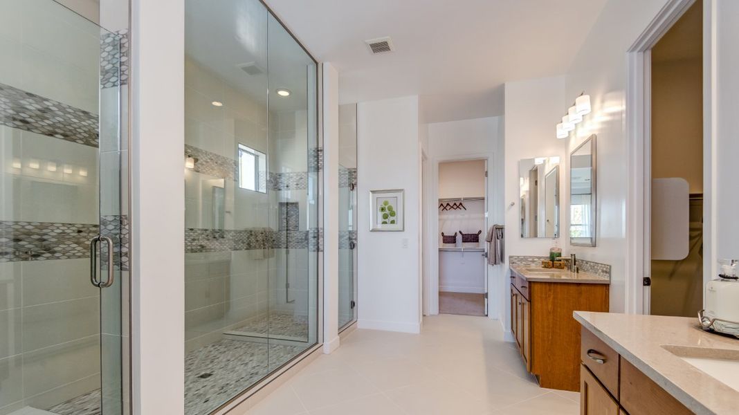 Furnished interior view inside a new home in Elegance at Eastmark, Mesa (Image 29).